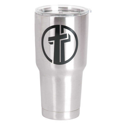 Verre en croix en acier inoxydable 30 oz