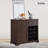Bar Cabinet With 2 Drawers,Wine Bar Cabinet With Removable Wine Racks Storage Shelves-1608484182