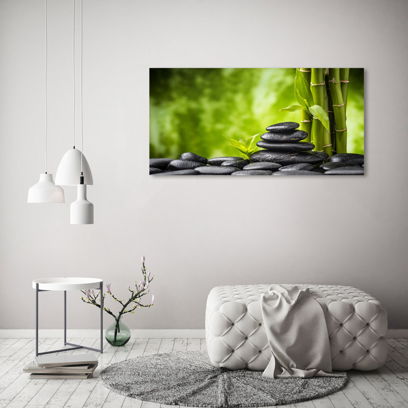 Zen Stones - No Frame Print on Canvas