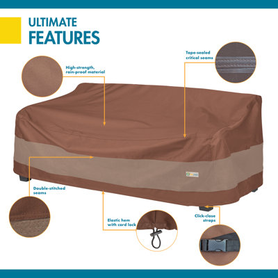 Housse pour causeuse et canapé d'extérieur imperméable DUCKCOVERS Ultimate