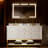 48 In. W X 22 In. D X 35.4 In. H Single Sink Bath Vanity In White With White Marble Top-1226157110-1226157107
