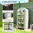 Mini Greenhouse with Screen Roof, Portable Small Greenhouse, Green-107332706