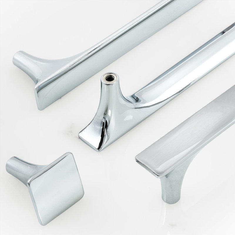 Poignée barre New Collection, Chrome poli, 3"