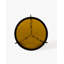 Table d'appoint en verre coulé Bowden | Verre ambré et fer moderne-1076696271-1076696269