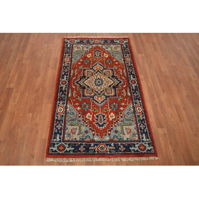 Geometric Traditional Handmade Rug 3x5