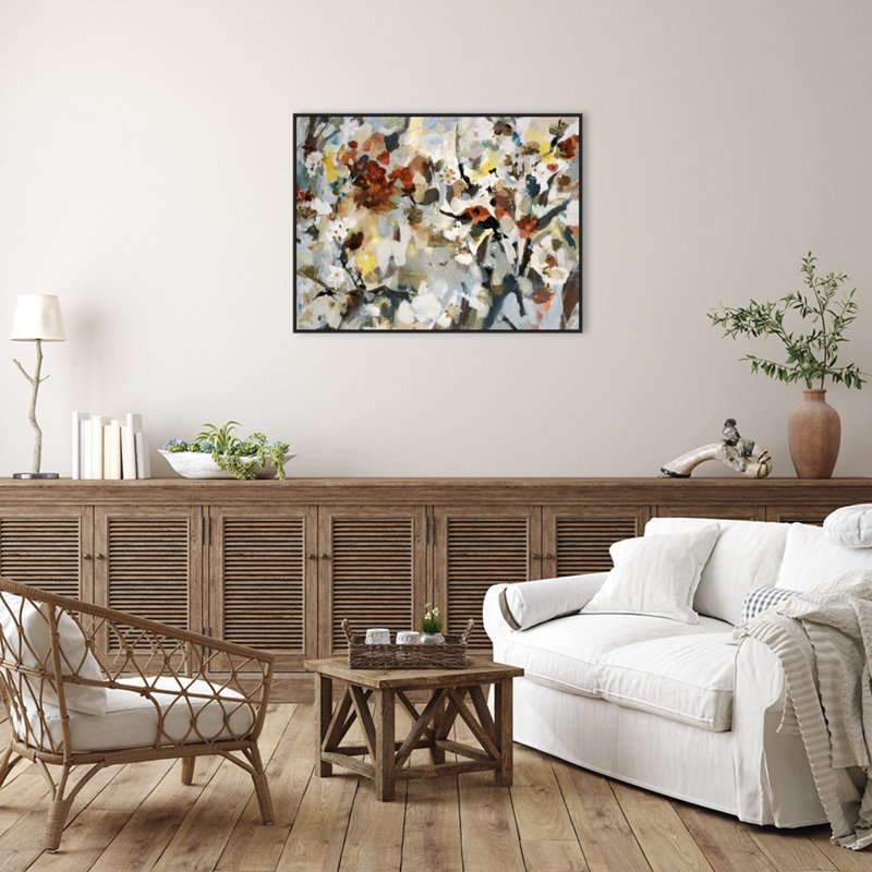 " Floweresque II " by Jodi Maas, 32" H x 42" W x 2" D