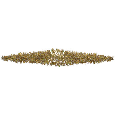 9' LED Lighted Gold Manhattan Lightspray Commercial Display Decoration
