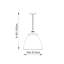 Ziemer 1 - Light Brass Dome Pendant-33765781