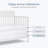 Dream On Me Ivy 5-in-1 Convertible Crib-2043135016