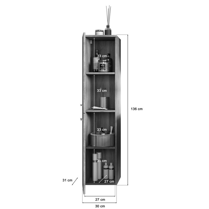 Hanifan Linen Cabinet