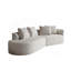 Canapé modulaire rembourré en chenille avec coussins Cniyah-114734570-114734572