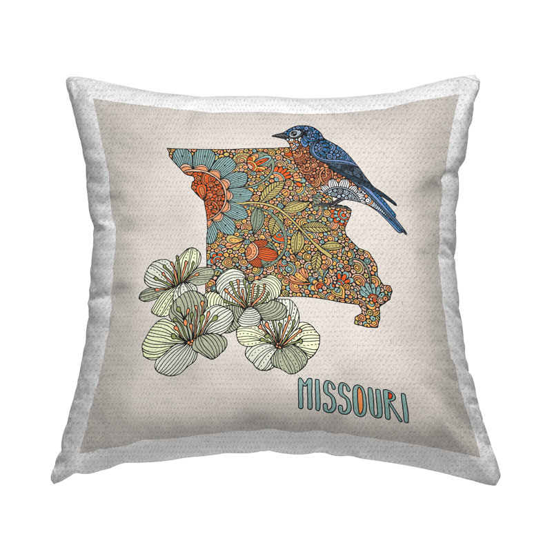 Paisley Outdoor Throw Pillow