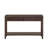 Modern Console Table With Striped Design, 2 Drawers And 2-tier Design-1612161037