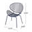 Andrighetti Outdoor Metal Mesh Shell Chairs-615870364