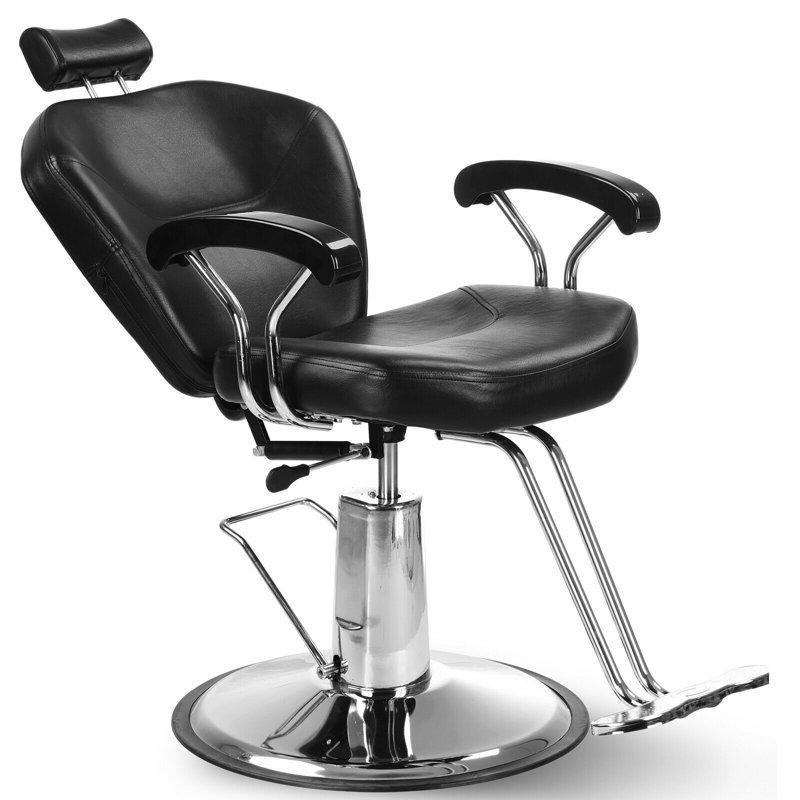 Faux Leather Swivel Recliner