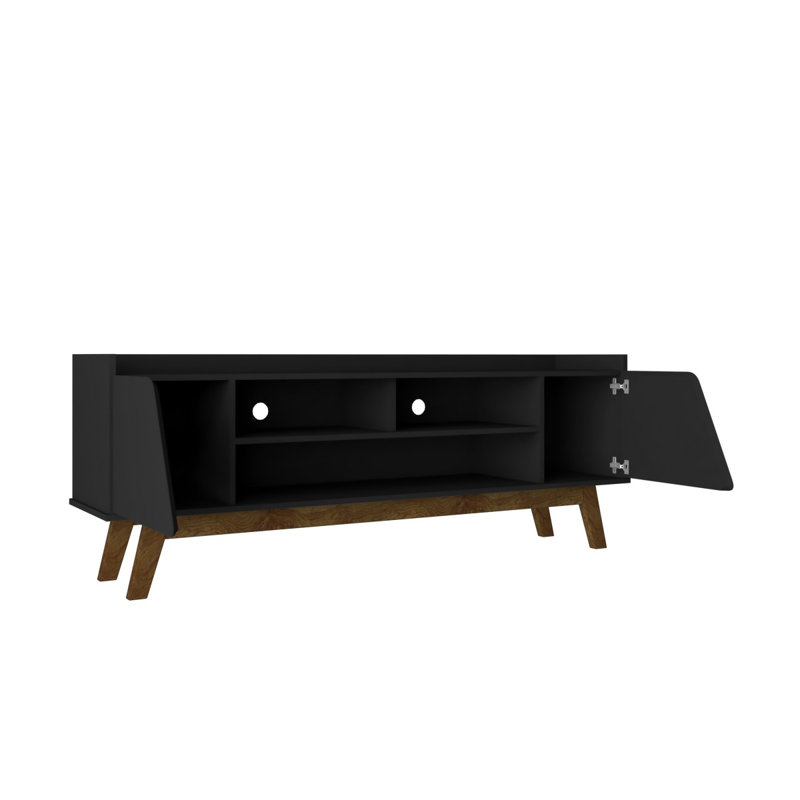 Marcus 63" TV Stand In Black, Black