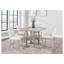 Table de bar naturelle, de forme carrée, en bois massif +, couleur, transitionnel, l 42 po x P 36,72 po, table de bar naturelle de 77 lb, carrée, naturel, style transitionnel