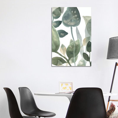 Water Leaves I by June Erica Vess - Wrapped Canvas Gallery-Wrapped Canvas Giclée