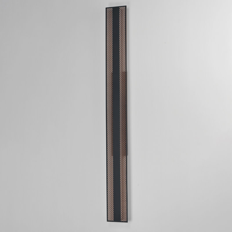 Fixation murale entrelacée pour l'extérieur, H 60 po x l 6,5 po x P 2,75 po