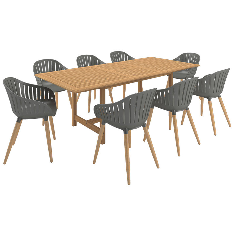 Ensemble de salle à manger rectangulaire pour 8 personnes 39 po Como