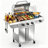 R.W.FLAME 3 - Burner Stainless Steel Gas Grill with 1 Side Burner & Dual Brake Universal Wheels, 34,000 BTU Liquid Propane Gas Grill, Ideal for Outdoor Grilling & Backyard Use-126170055