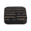 Culley Glass Square 4 Piece Coaster Set With Holder