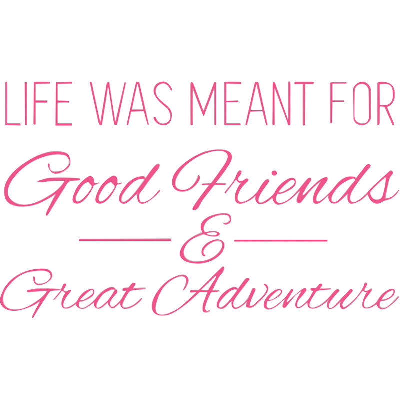 Wall Decal, Large, Pink