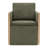 Upholstered Dining Chairs with Casters-1178809114