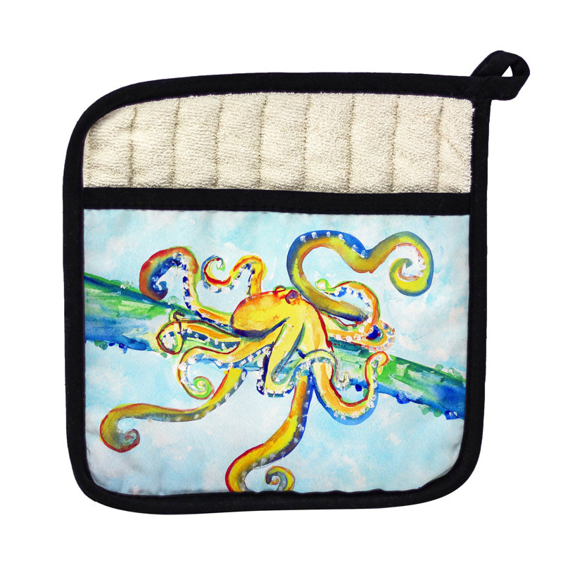 Cuisinier poignée octopus betsy drake interiors