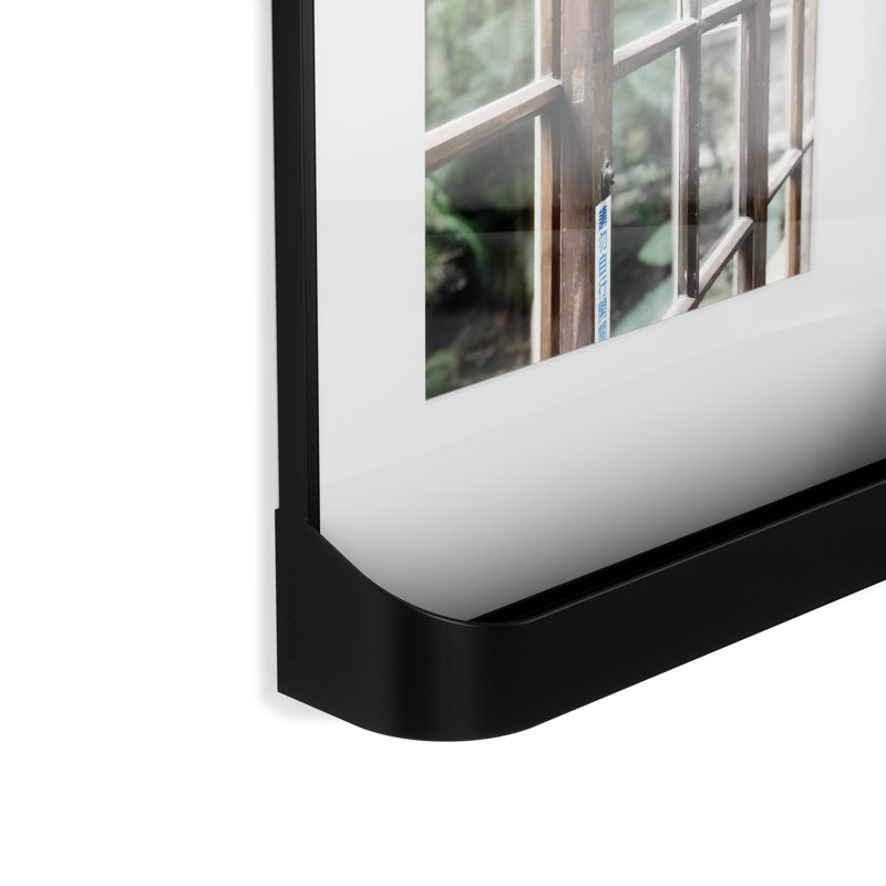 Downey Black Picture Frame - Set of 5 with Mat
