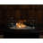 Fire Sense Wind Guard Clear Glass Tempered Glass for Propane, Gas, Fire Pits and Patio Heaters-Round-26 Inches