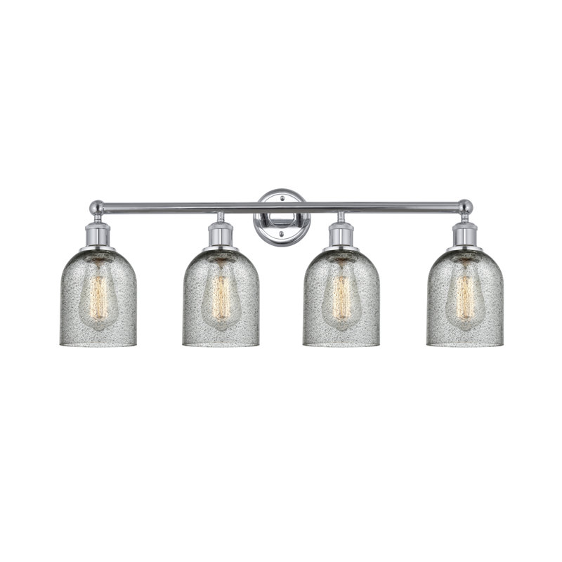 Reiko 4 - Light Dimmable Vanity Light, Charcoal, Polished Chrome