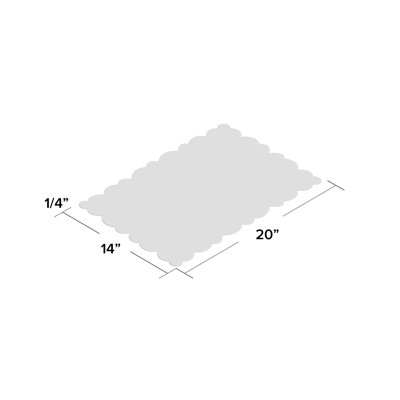 Adelline No Pattern Rectangle Placemat