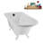 62" Streamline Clawfoot Tub,Tray,Drain, Clawfeet-101628987-102218230