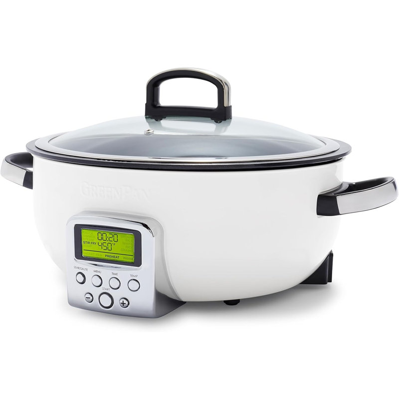 Greenpan Omni Cooker 5.6 Litre, Cream