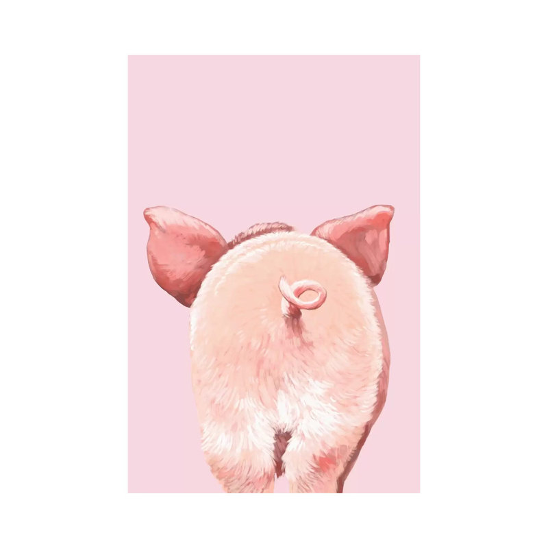 Pig Butt by Big Nose Work - Wrapped Canvas Gallery-Wrapped Canvas Giclée, 152.5 cm H x 101.5 cm W