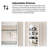 20 Inch Rectangular Medicine Cabinet With Mirror-325693540