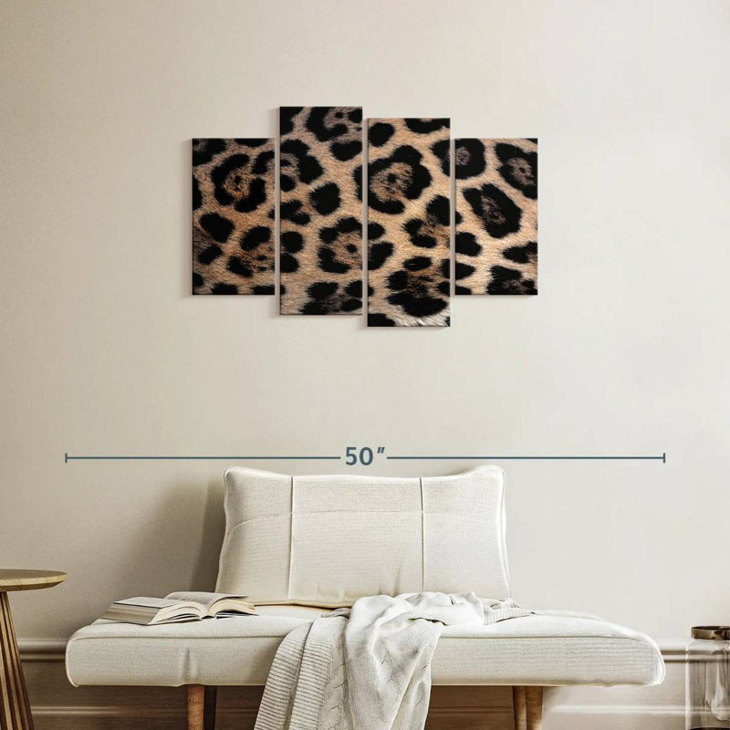 Brampt Jaguar Fur, 22" H x 36" W