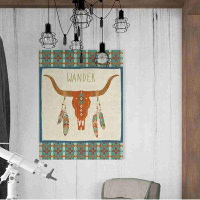 «Southwest at Heart I FLAG» par Veronique Charron, art mural sur toile