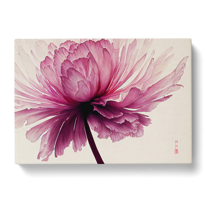 Dreamlike Carnation Flower - Wrapped Canvas Print