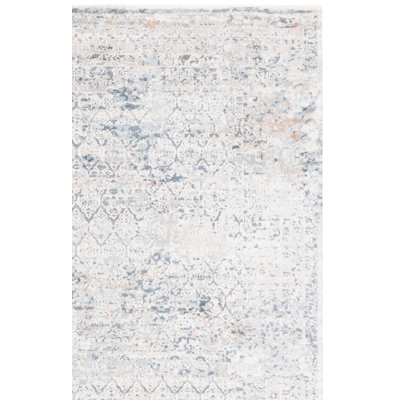 Tapis tissé à la machine Ceria crème / beige