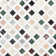 Lula Multicolor 11.92 in. x 11.92 in. Polished Marble Floor and Wall Mosaic Tile (0.98Sq. Ft. /Each)
