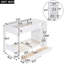 Lit superposé avec 2 tiroirs et armoire à couches multiples-176398163-176398162