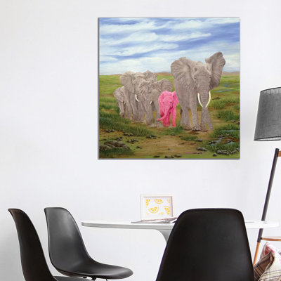 All Together 1 Piece Wrapped Canvas Painting