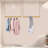 Hirasuna Adjustable Metal Wall Mounted Clothes Rack