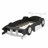 Race Car-Shaped Platform Bed With Wheels-264684133