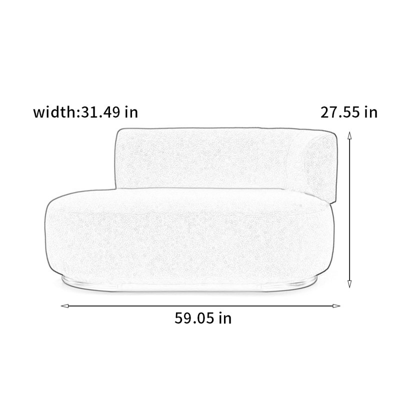 Elegant and comfortable solid wooden chair, Off White, Right Hand Facing