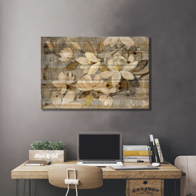 «Magnolia Simplicity» par Silvia Vassileva, impression sur bois sans cadre