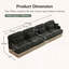 Canapé 4 places en chenille Comfy-94806592