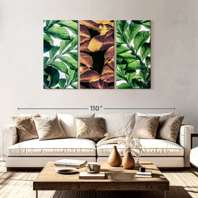 Harnek Tree Leaves, 48" H x 74" W